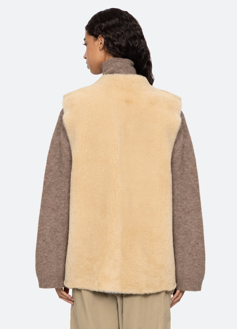 cream-elliot vest-back view - 3