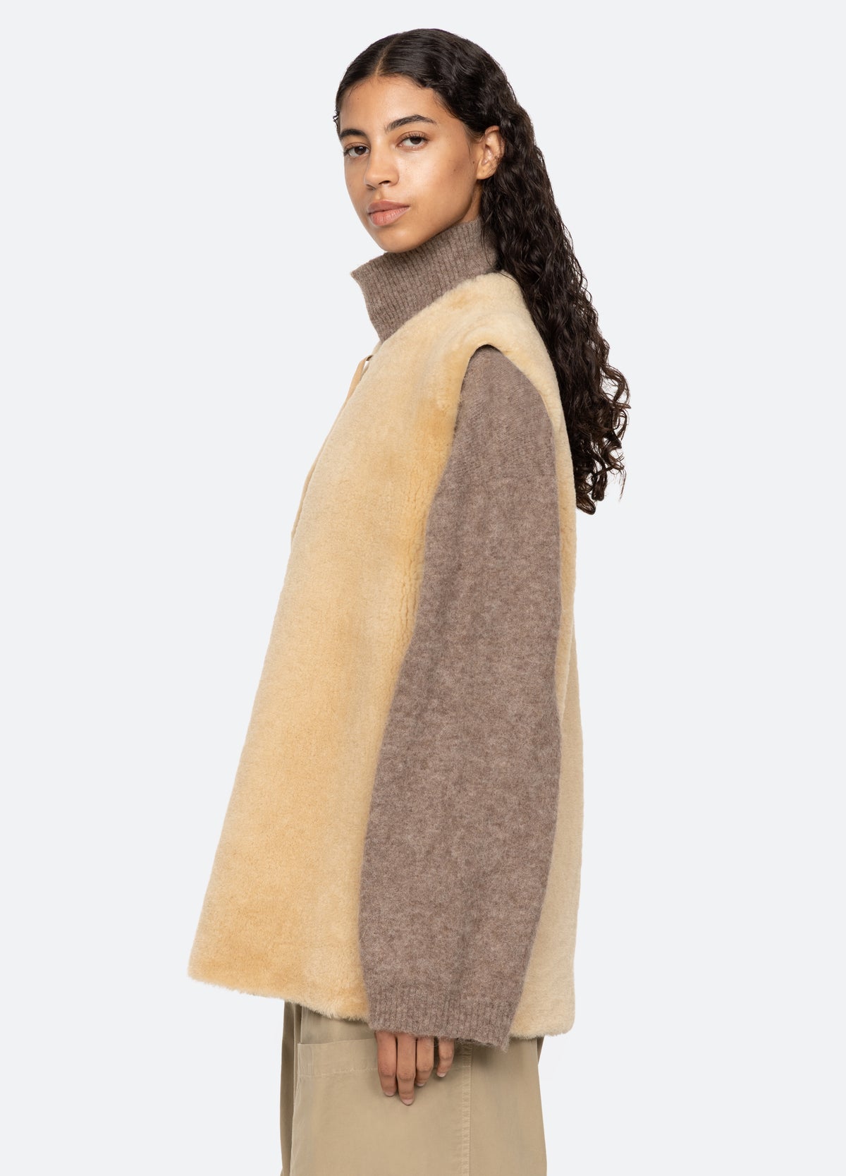 cream-elliot vest-side view - 4