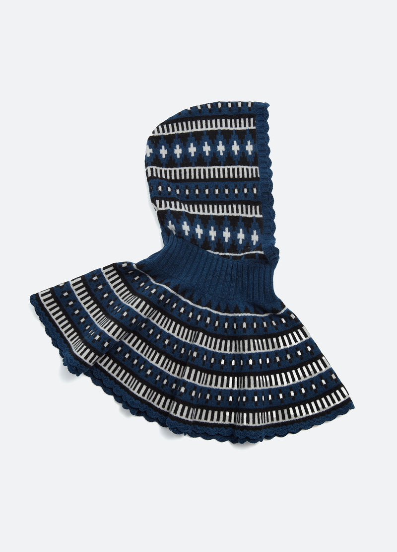 blue-linea balaclava-flat view - 2