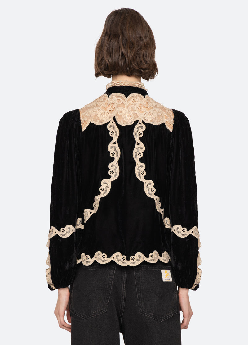 black-medina l/s top-back view - 3