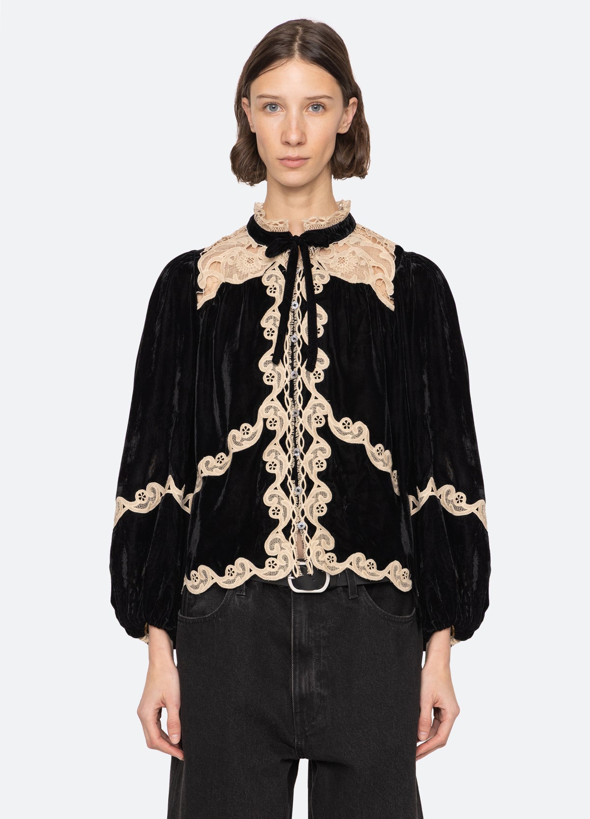 black-medina l/s top-front view 2 - 6