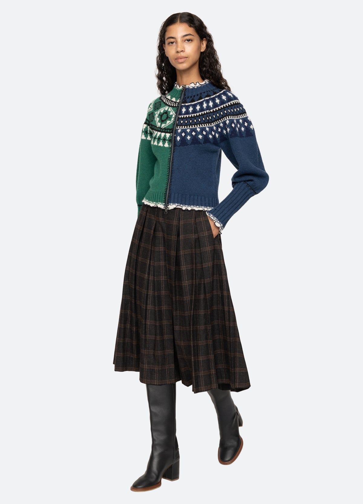 multi-monroe skirt-full body view - 8