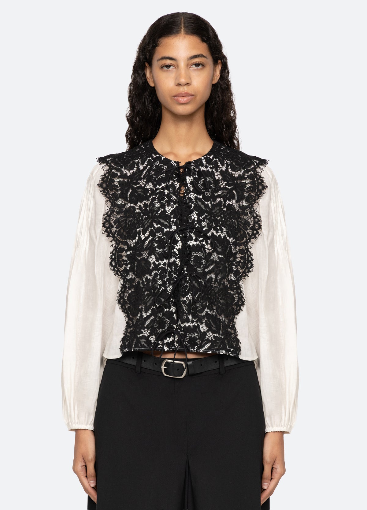 cream-norabelle top-front view - 3