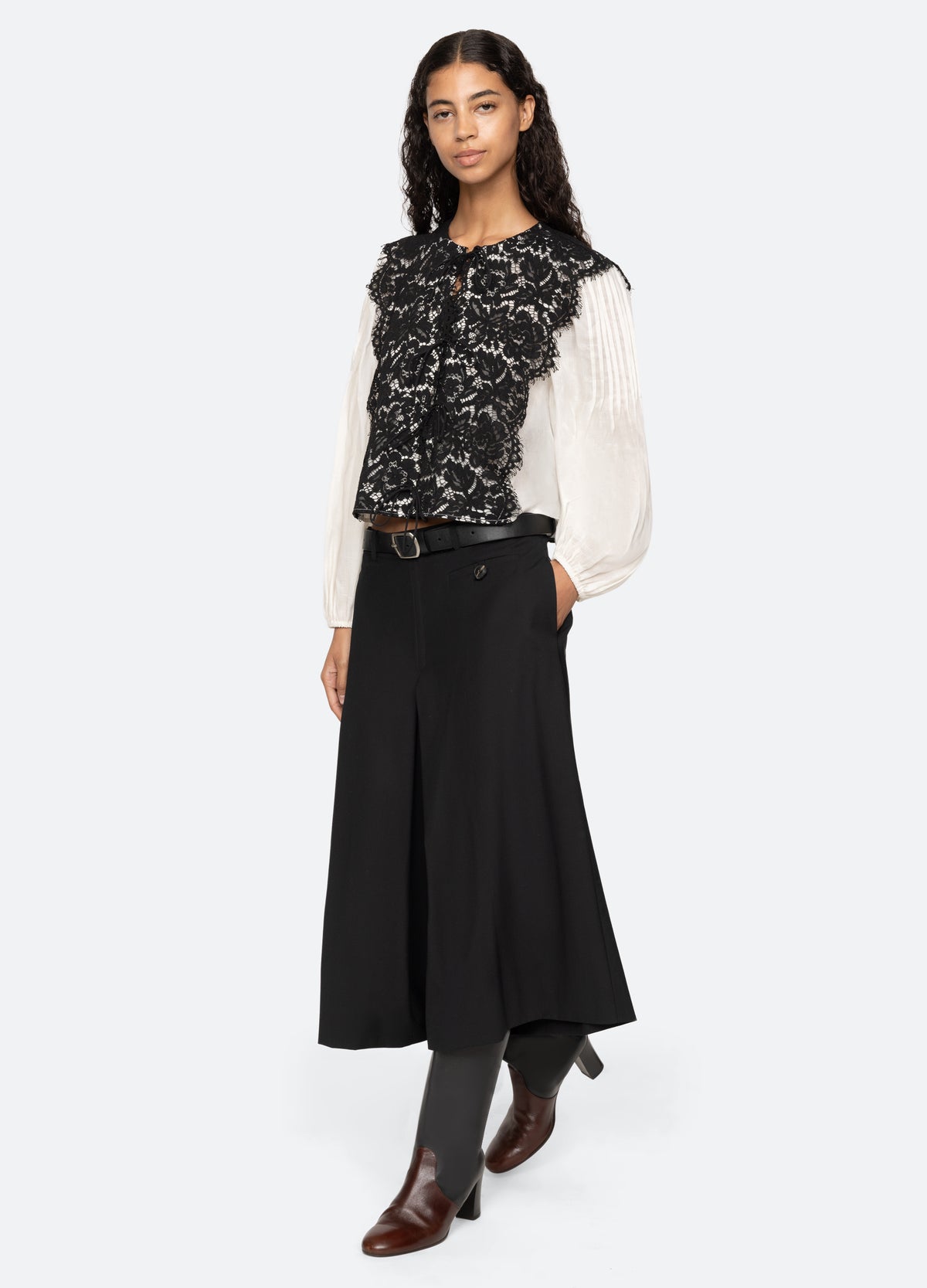 cream-norabelle top-full body view - 8