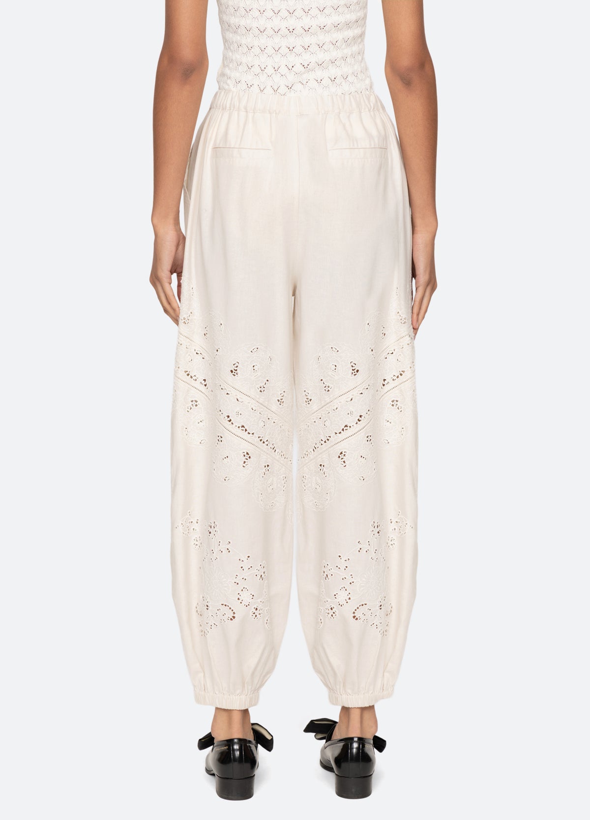 cream-shanna pants-back view - 10