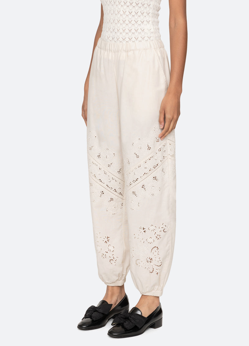 cream-shanna pants-three quarter view - 12