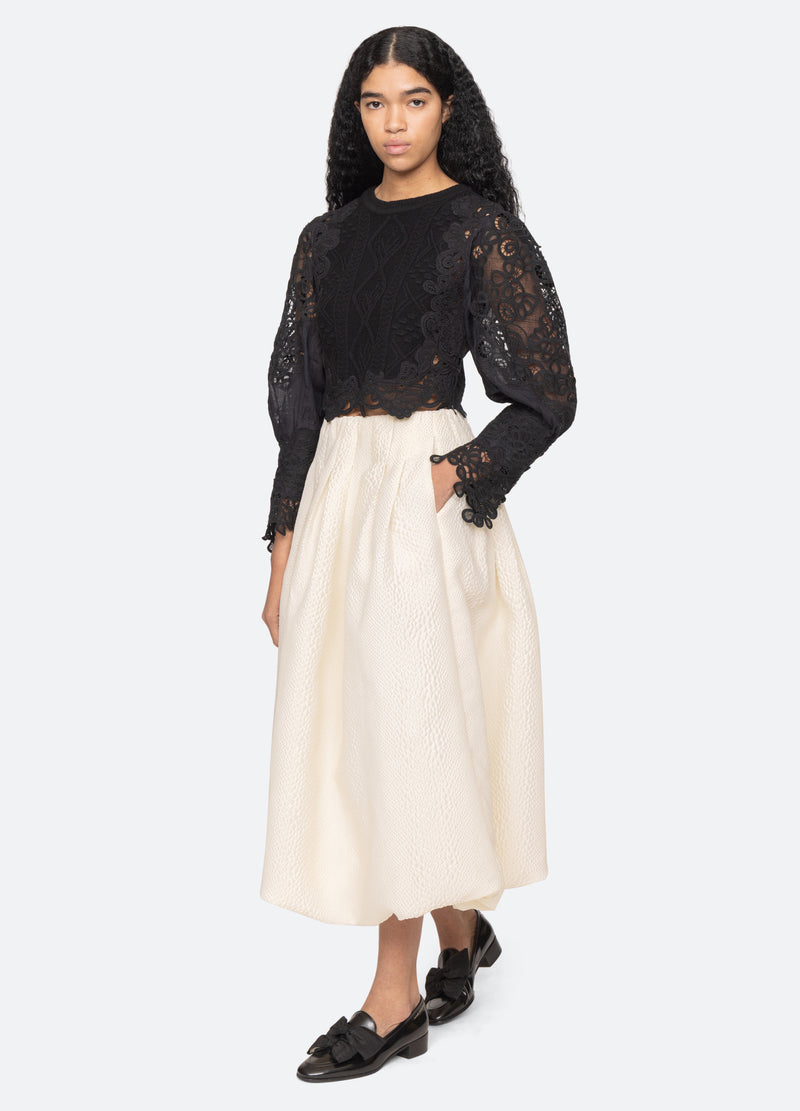 black-vania sweater-full body view - 10