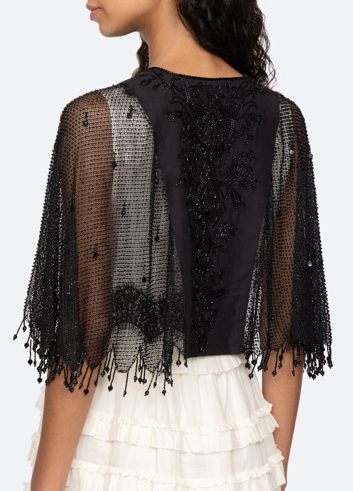 black-shanna cape-detail view 2 - 7