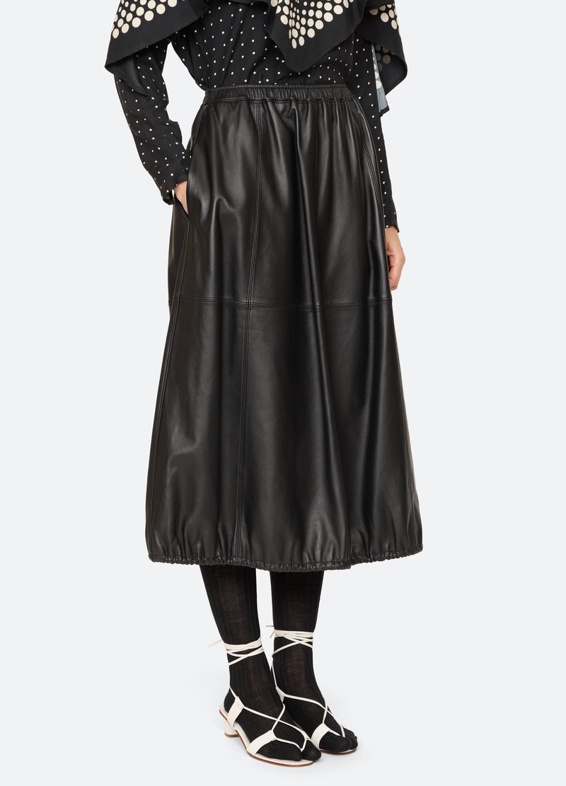 black-caitlin skirt-three quarter view - 5