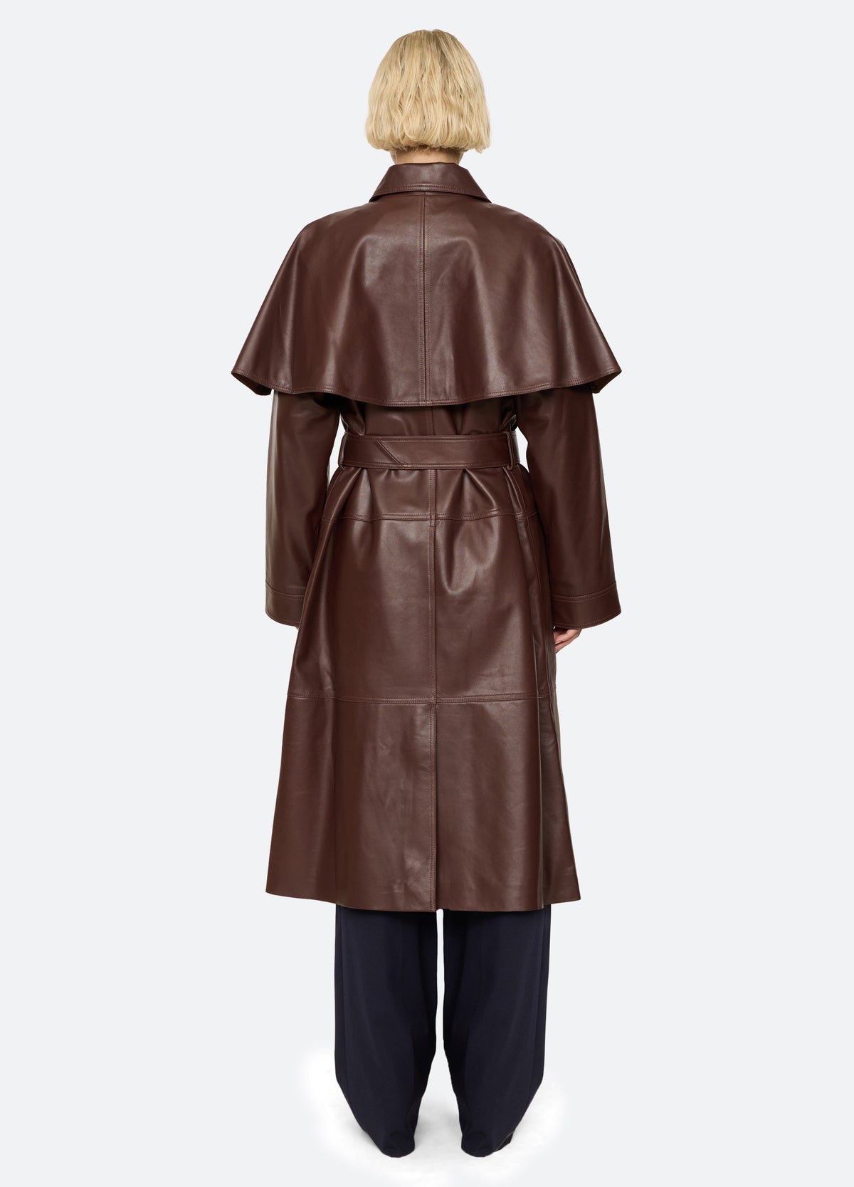brown-caitlin coat-back view - 4