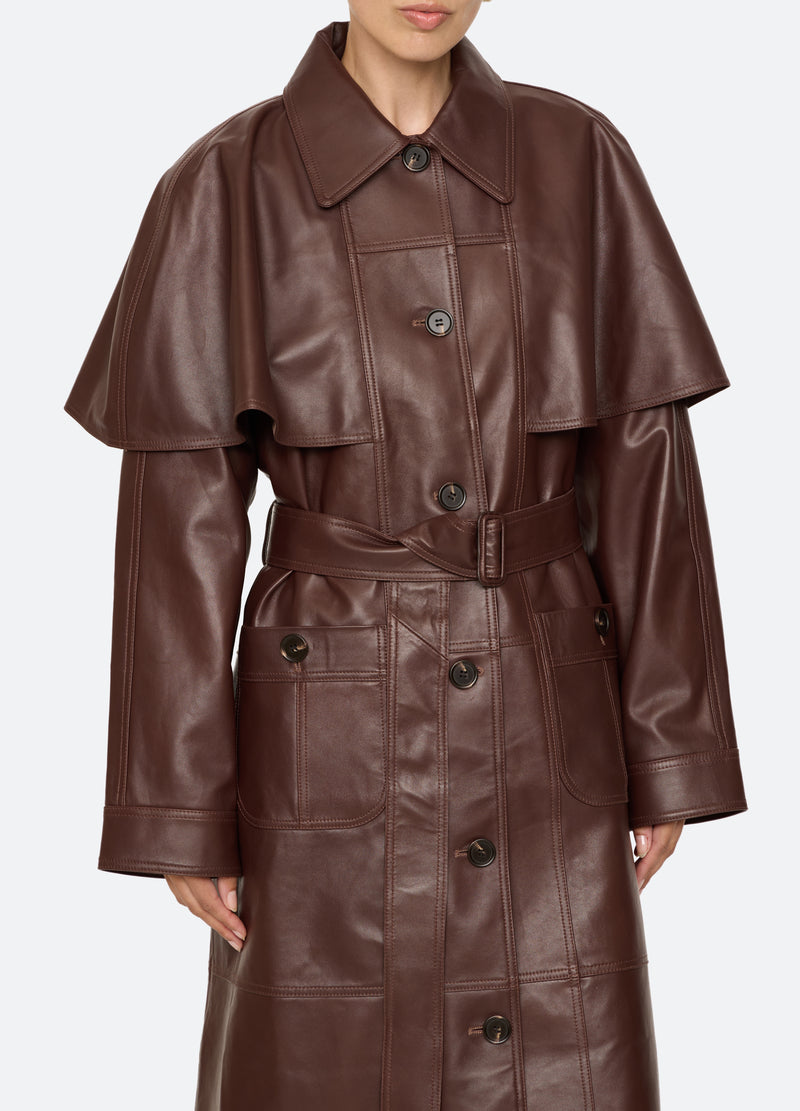 brown-caitlin coat-detail view - 7