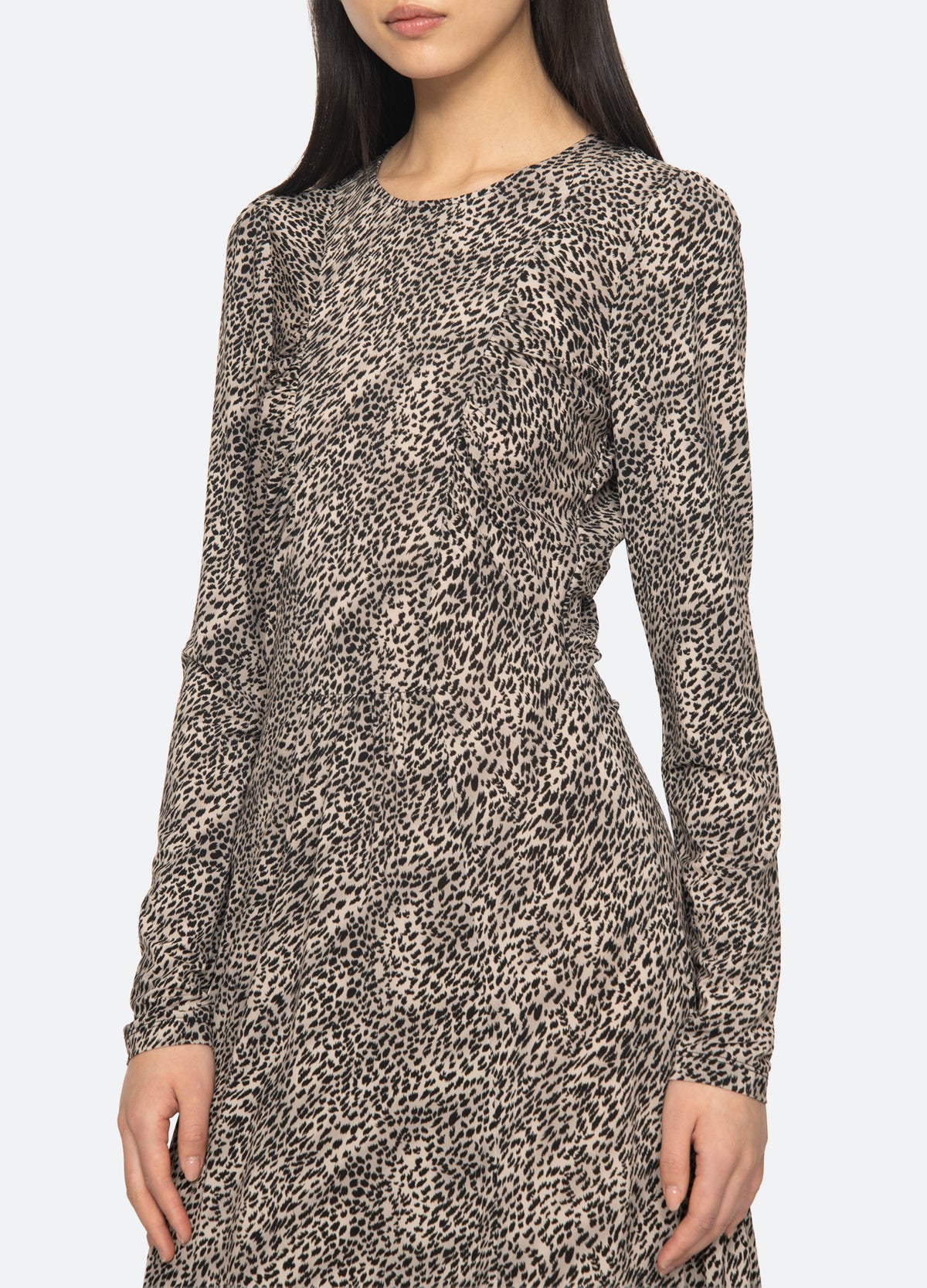 cream-charlize l/s dress-detail view - 6