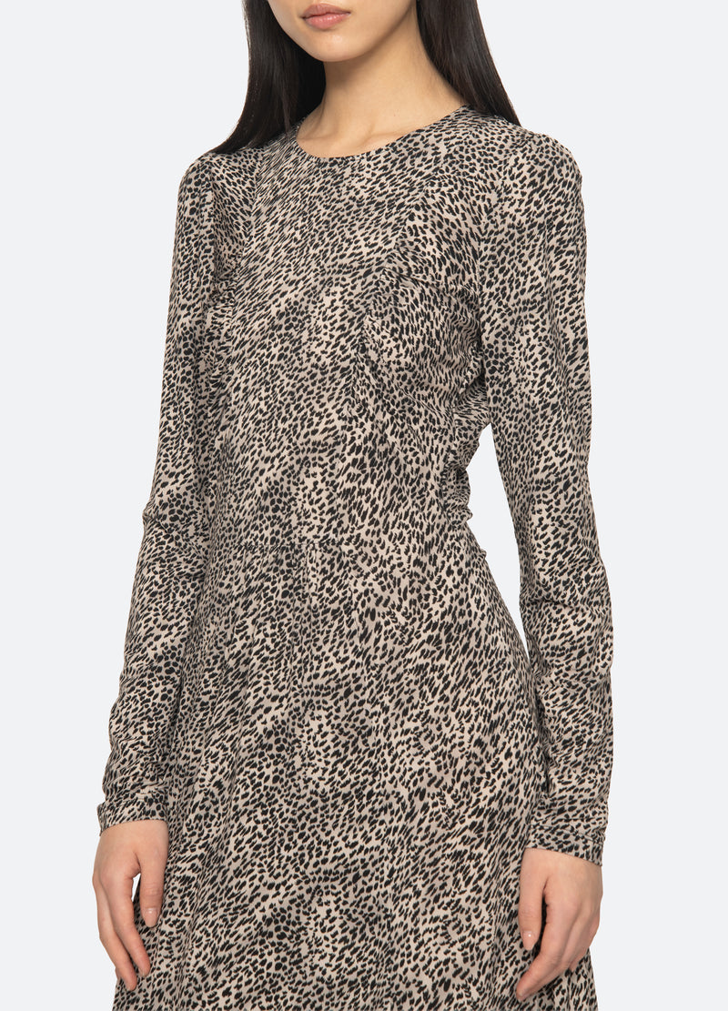 cream-charlize l/s dress-detail view - 6