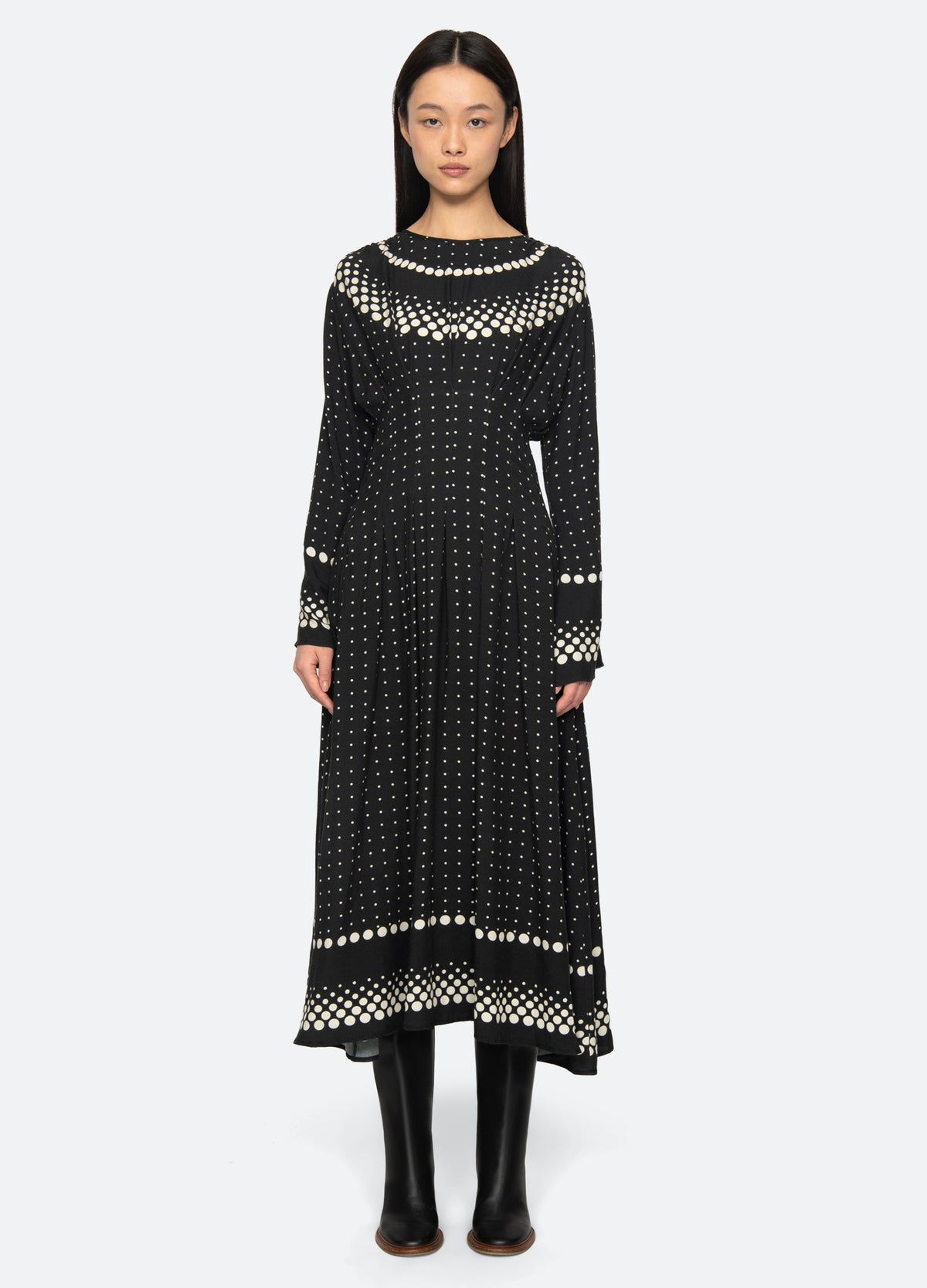 black-elly dress-front view - 5