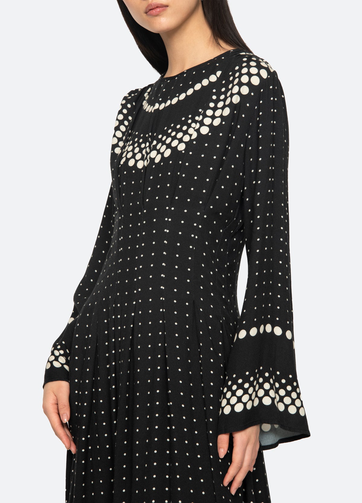 black-elly dress-detail view - 6