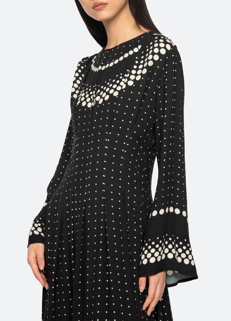 black-elly dress-detail view - 6