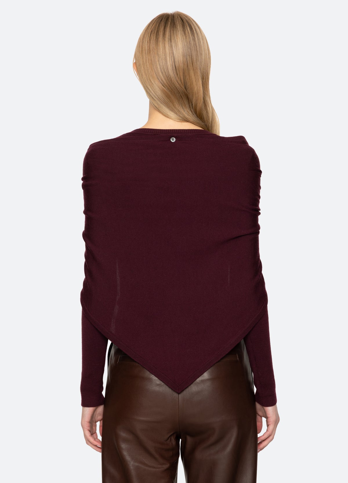 burgundy-jane sweater-back view - 3