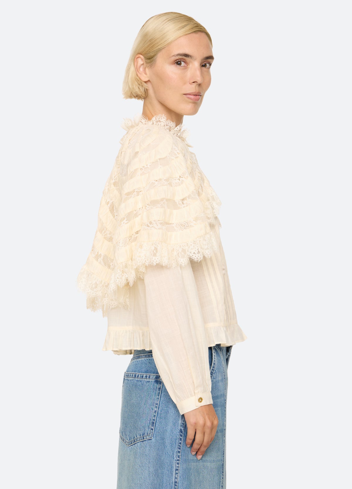 cream-margaret top-side view - 4