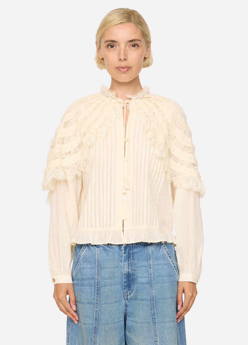 cream-margaret top-front view 2 - 6