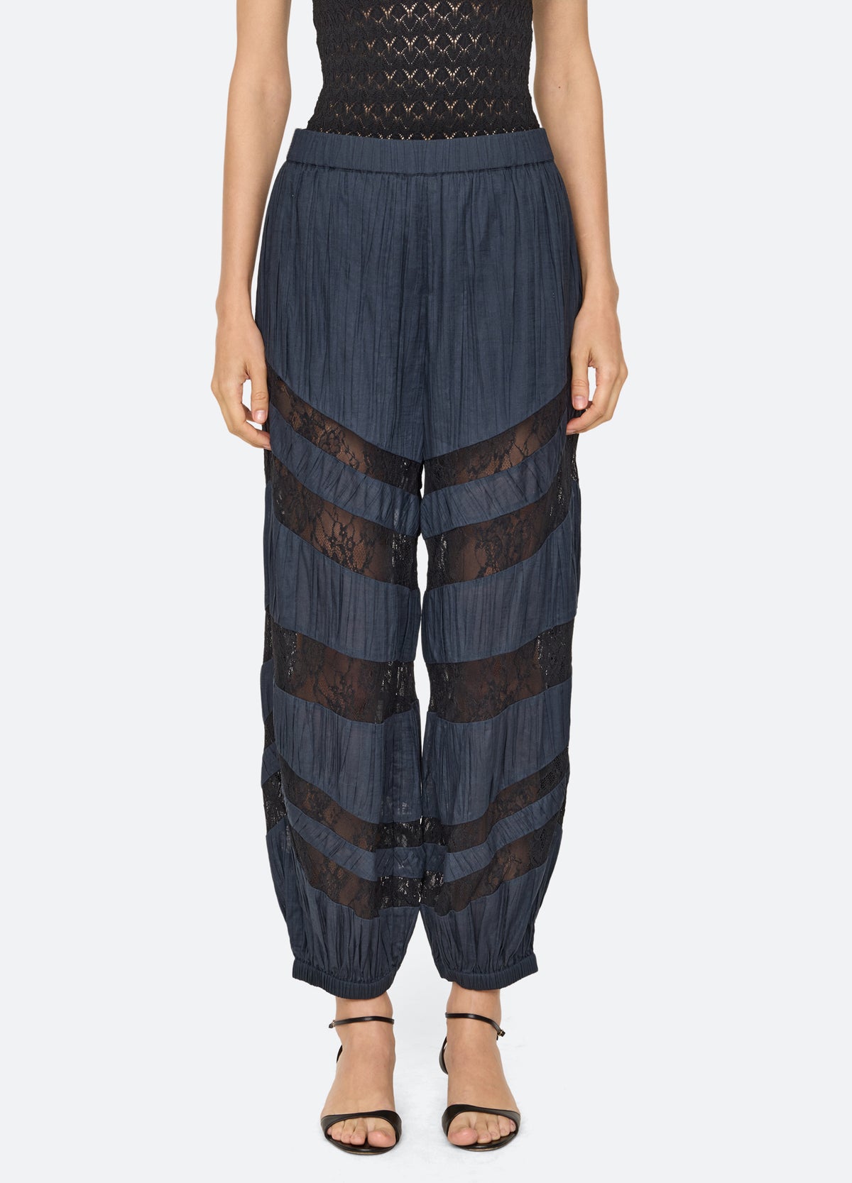 blue-margaret pants-front view