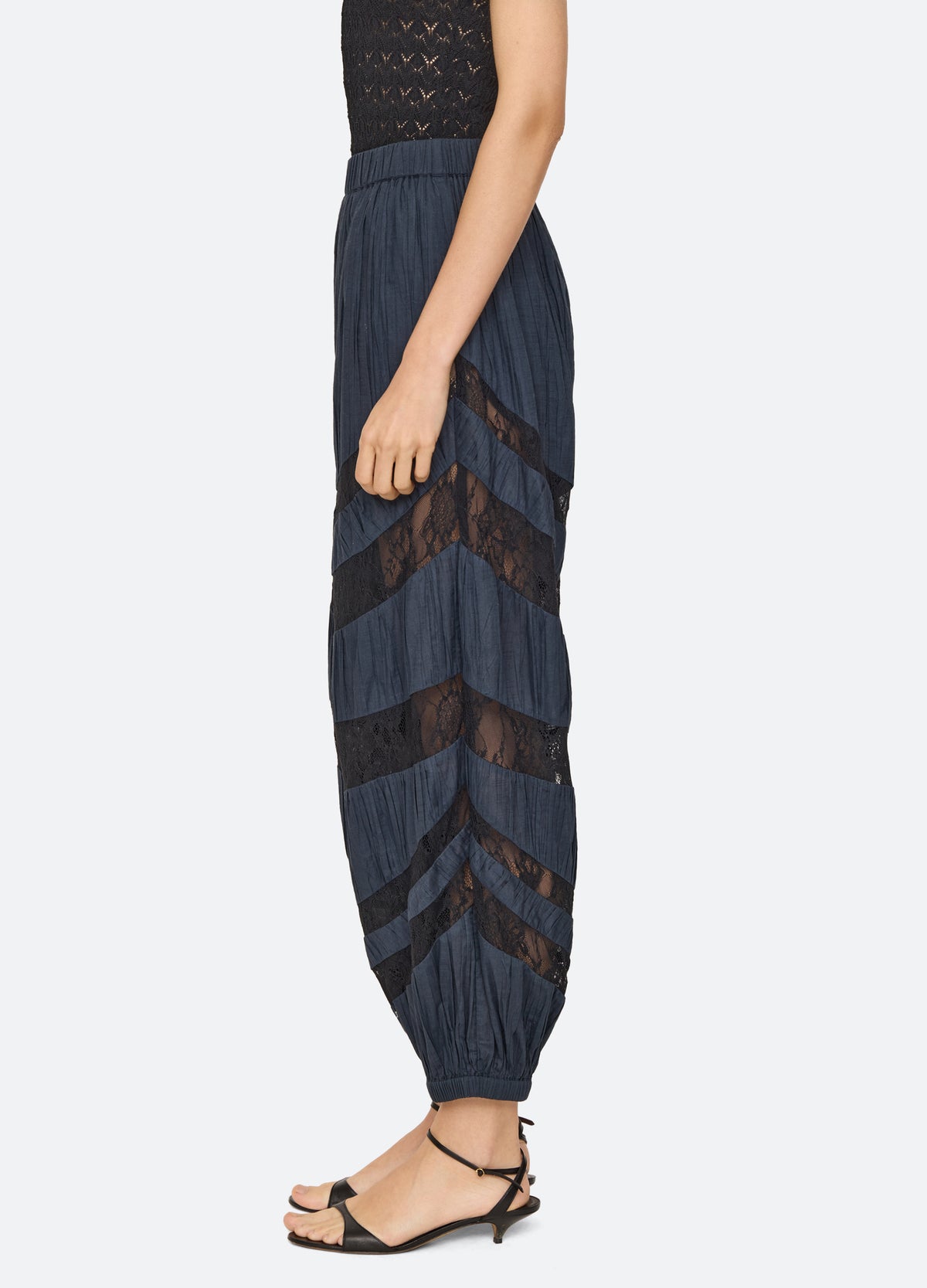 blue-margaret pants-side view - 4