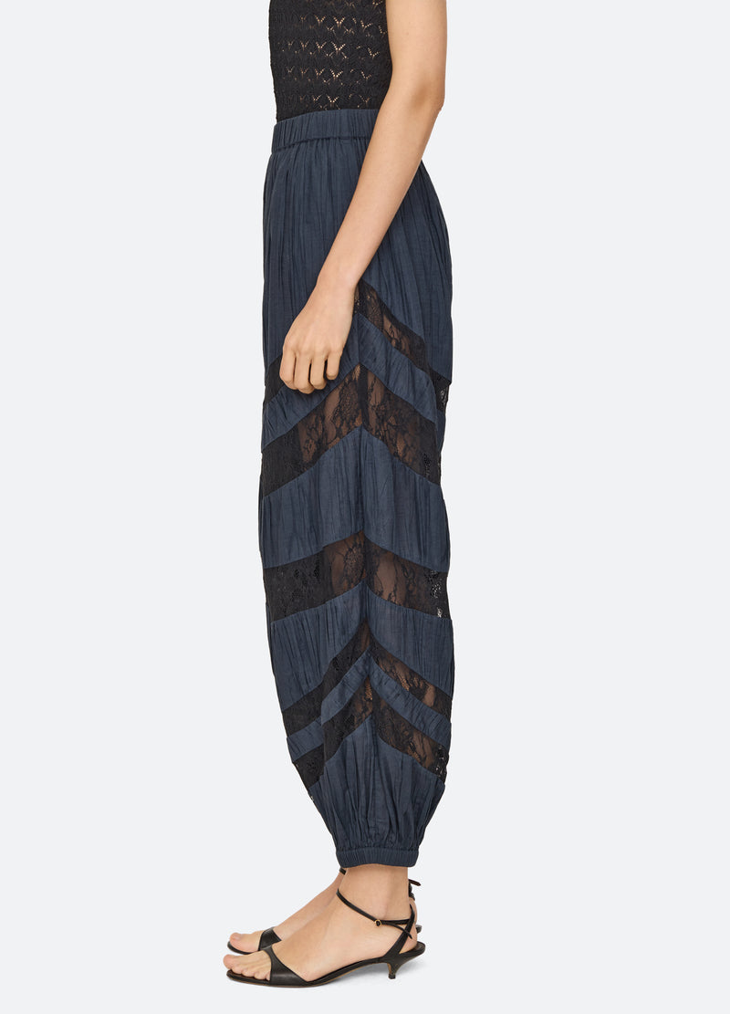 blue-margaret pants-side view - 4