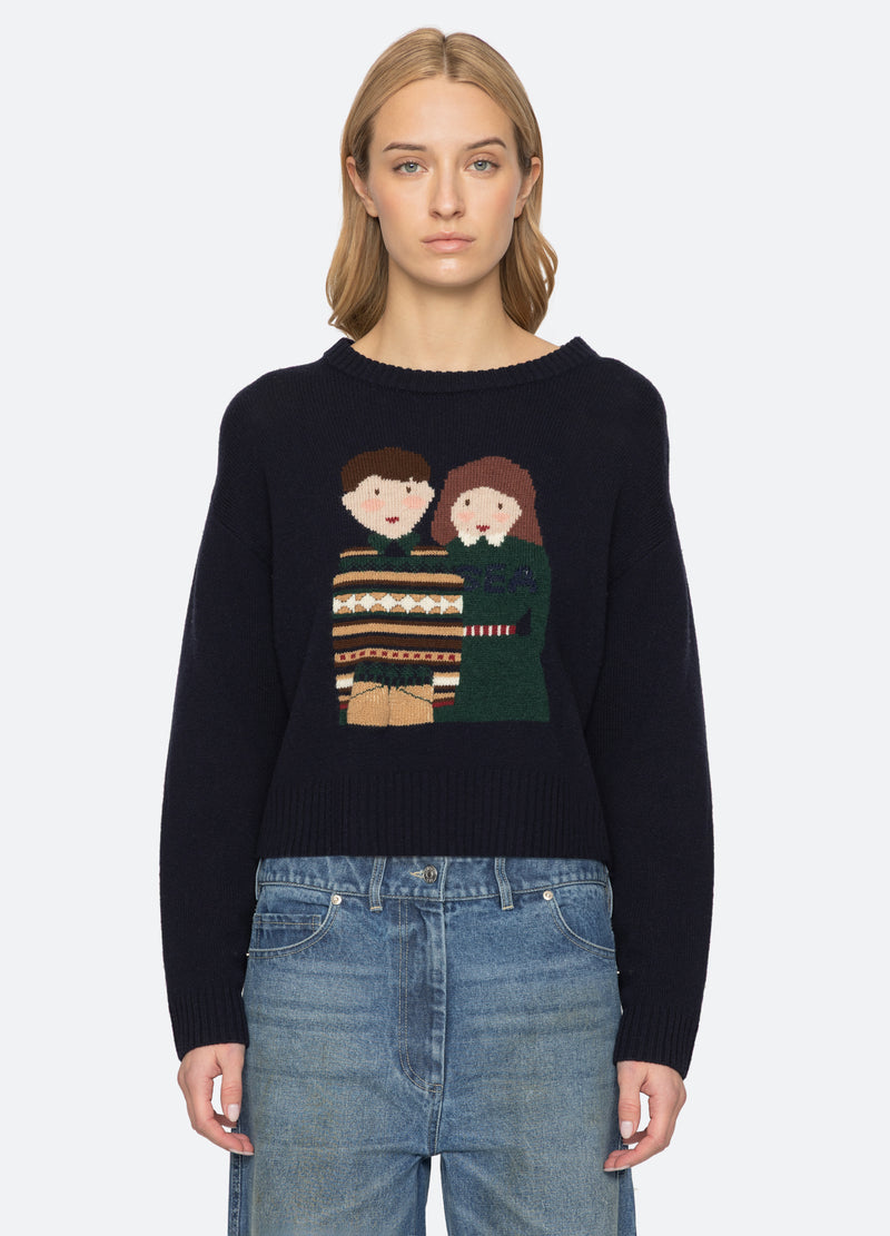 multi-patton sweater-front view 2 - 5