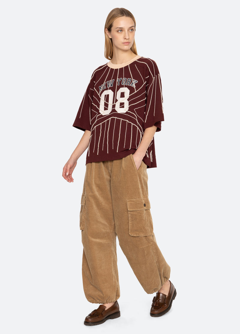 burgundy-quinn t-shirt-full body view - 9