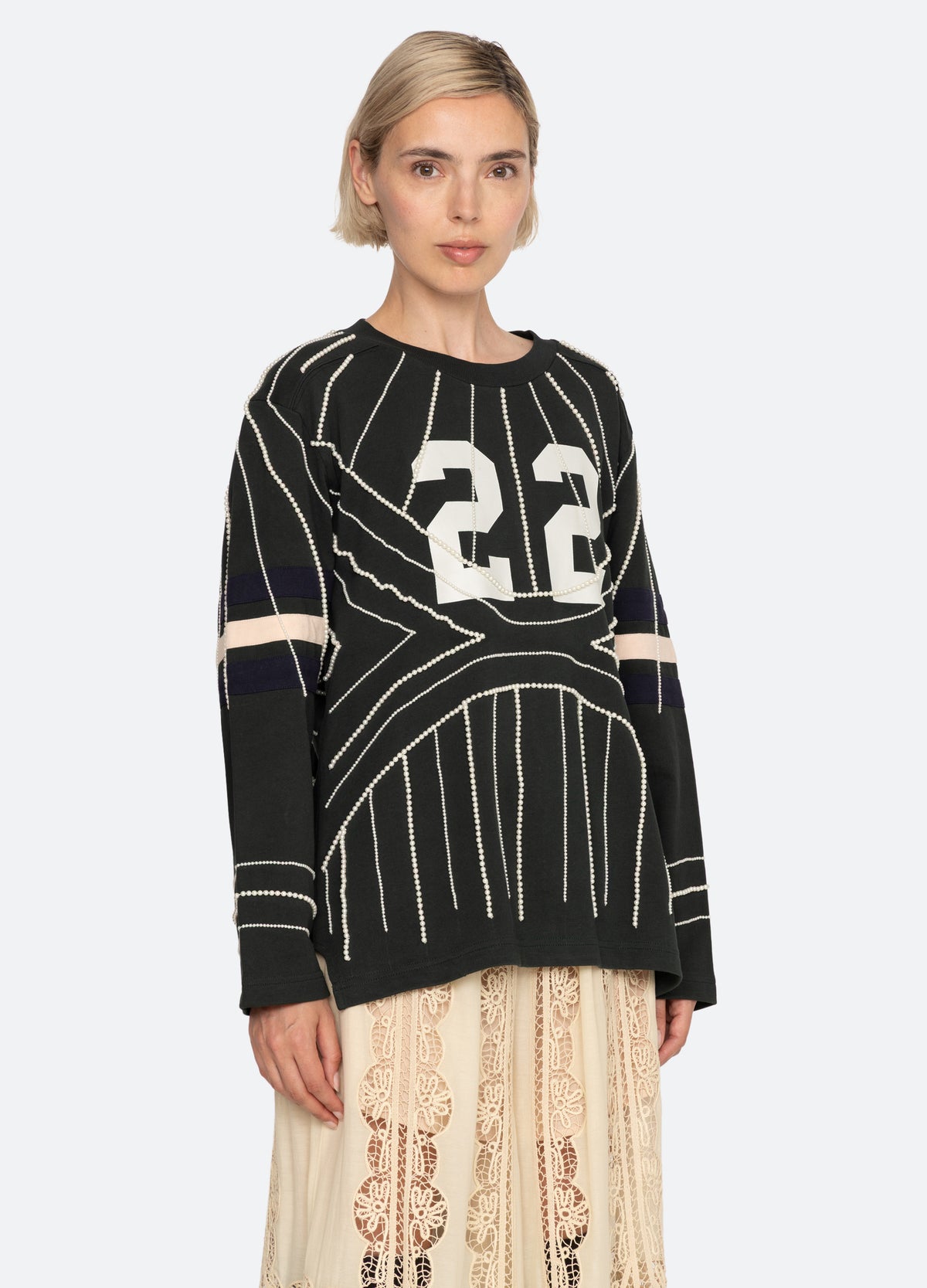 green-quinn l/s shirt-three quarter view - 7