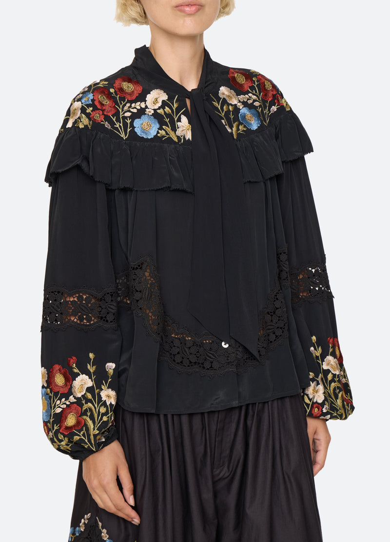 black-ruwa l/s top-detail view - 8