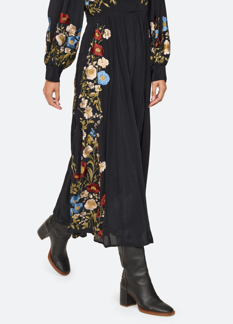 black-ruwa dress-detail view 2 - 9