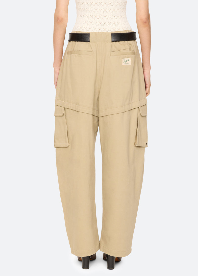 khaki-tristan pants-back view - 10