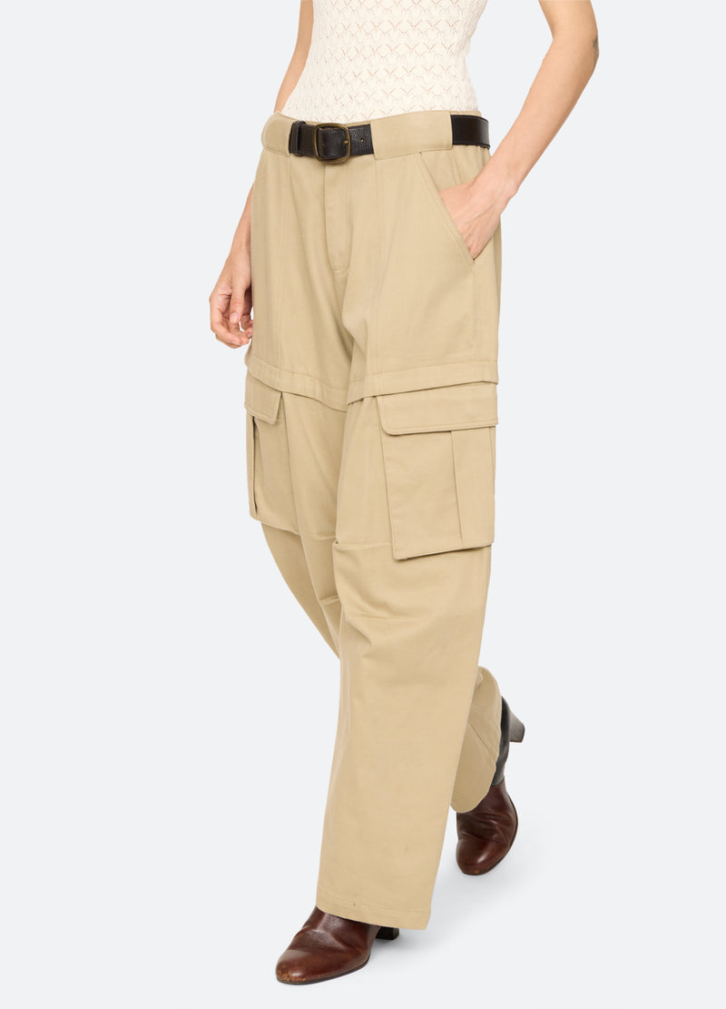 khaki-tristan pants-walking view - 13