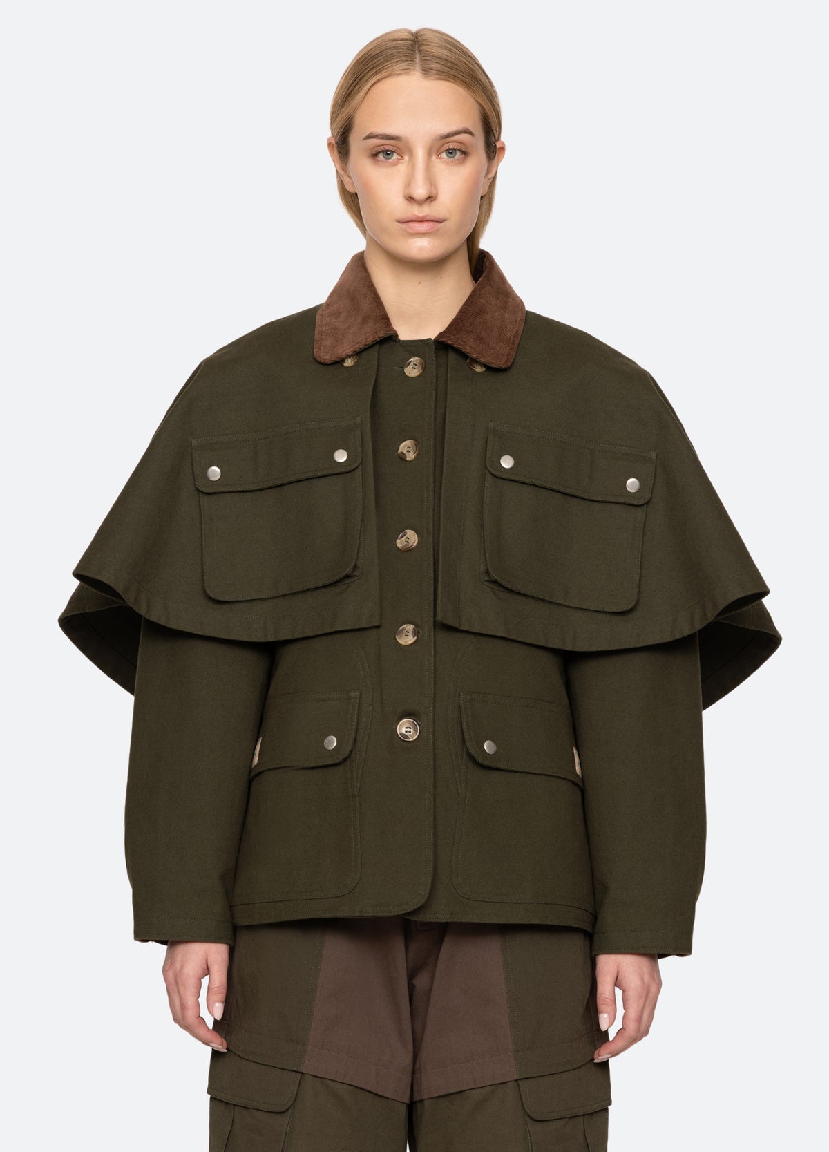army-tristan jacket-front view