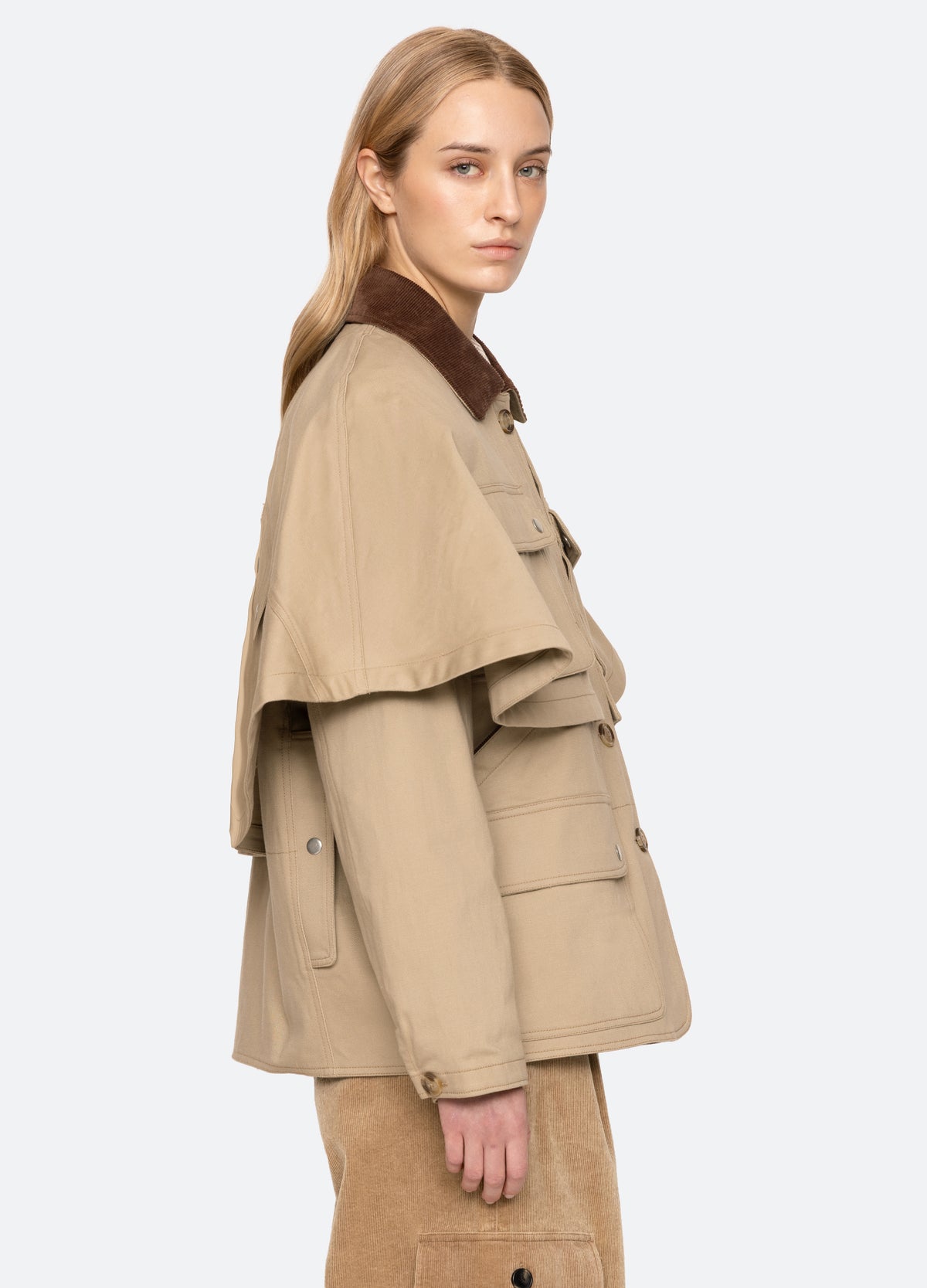 khaki-tristan jacket-side view - 9