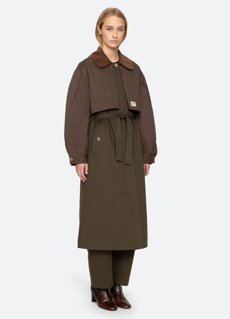 multi-tristan coat-three quarter view - 4