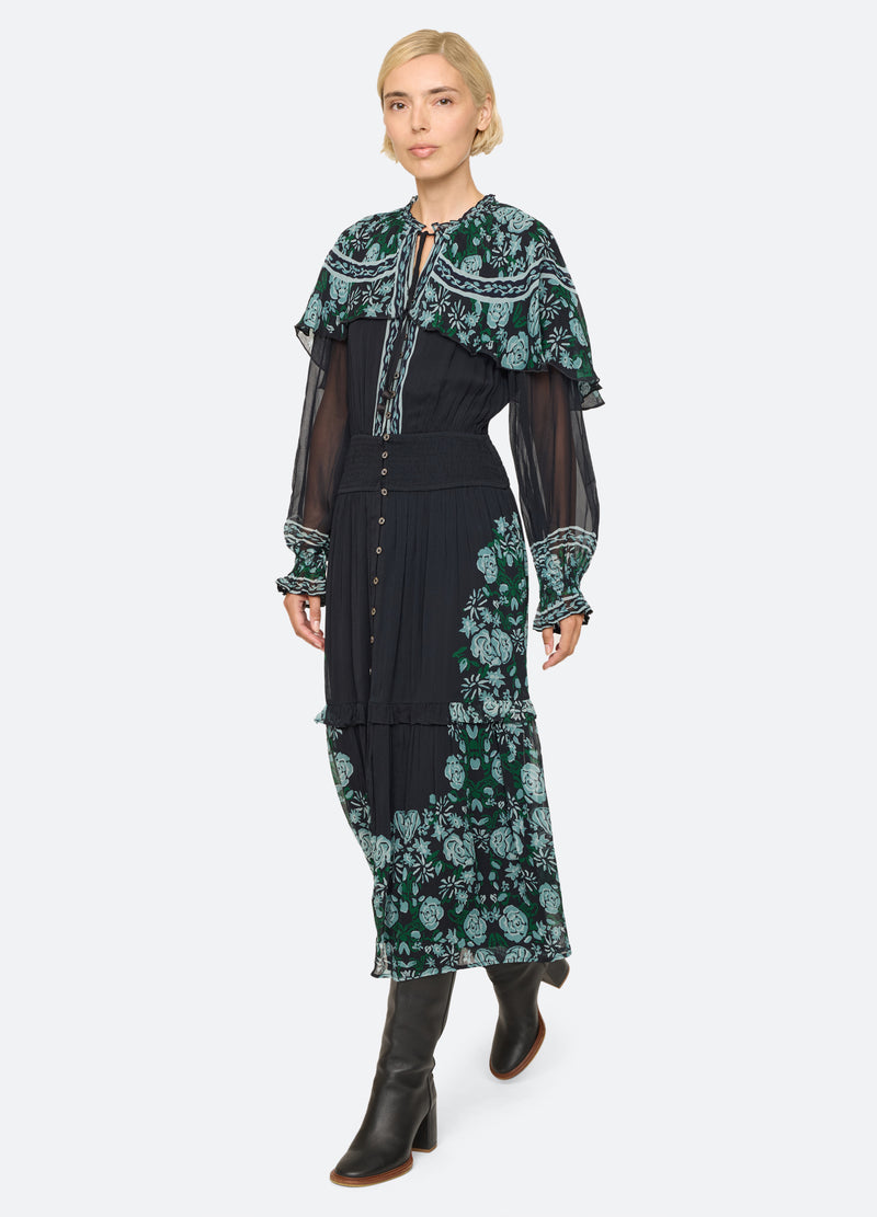 multi-tulla dress-walking view - 4