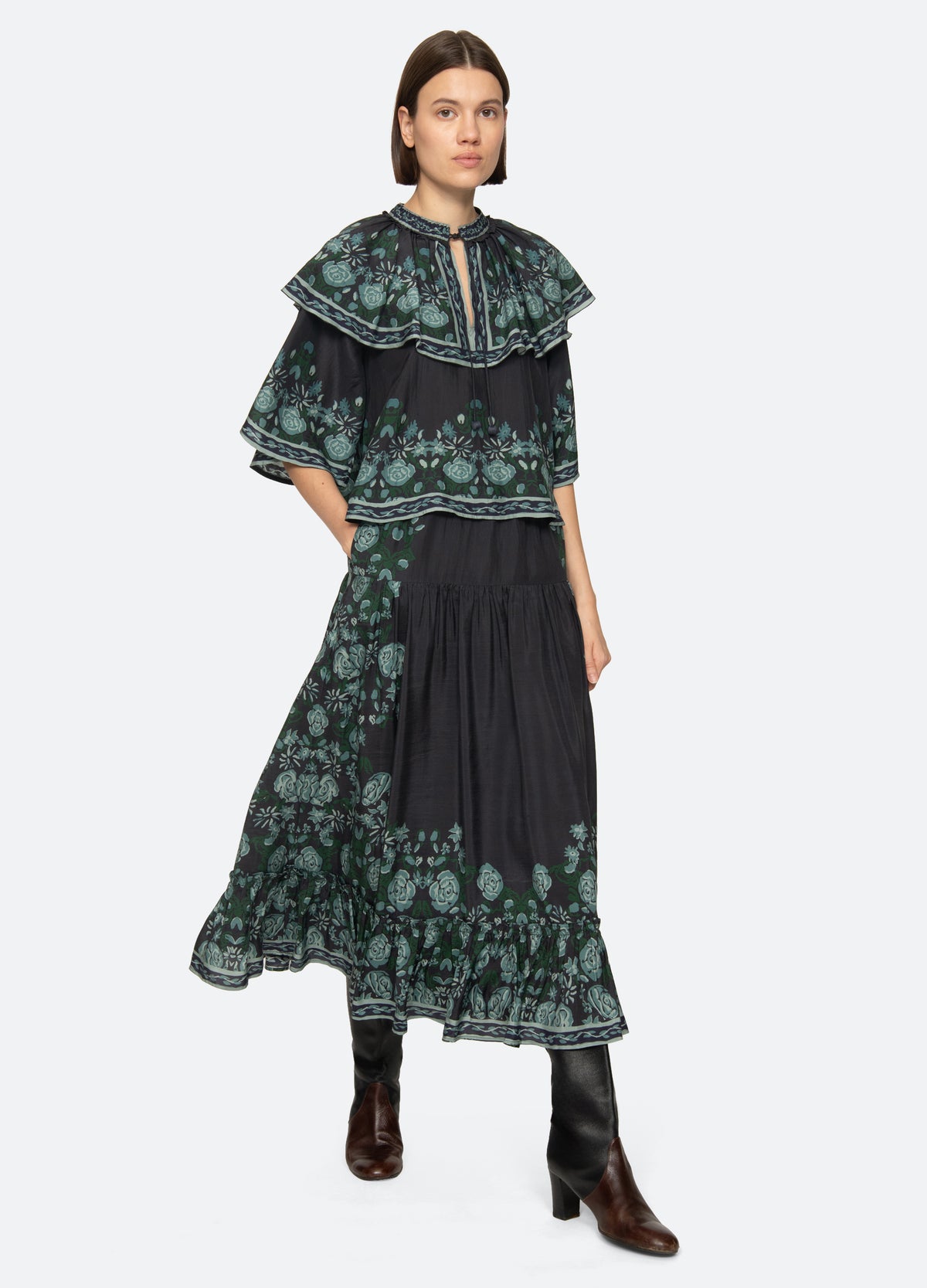 multi-tulla skirt-full body view - 2