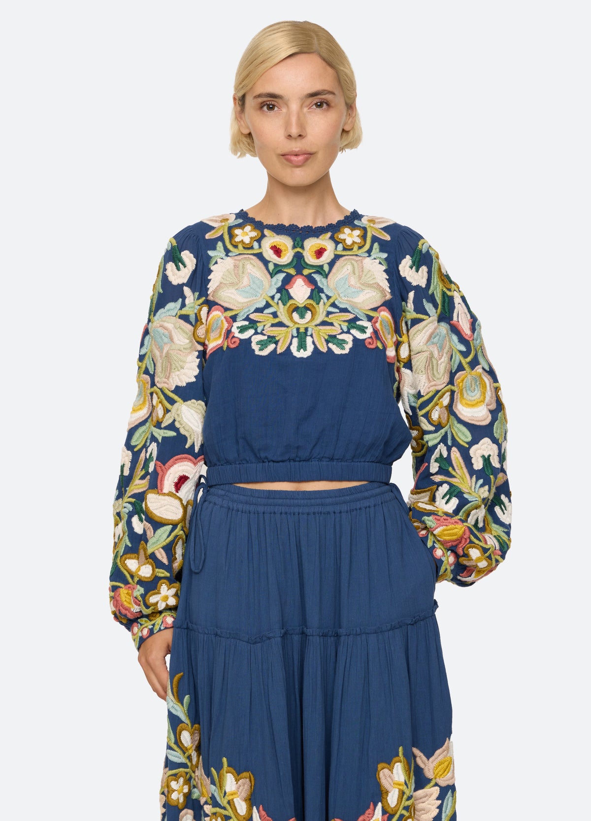 blue-wilhelmina top-front view
