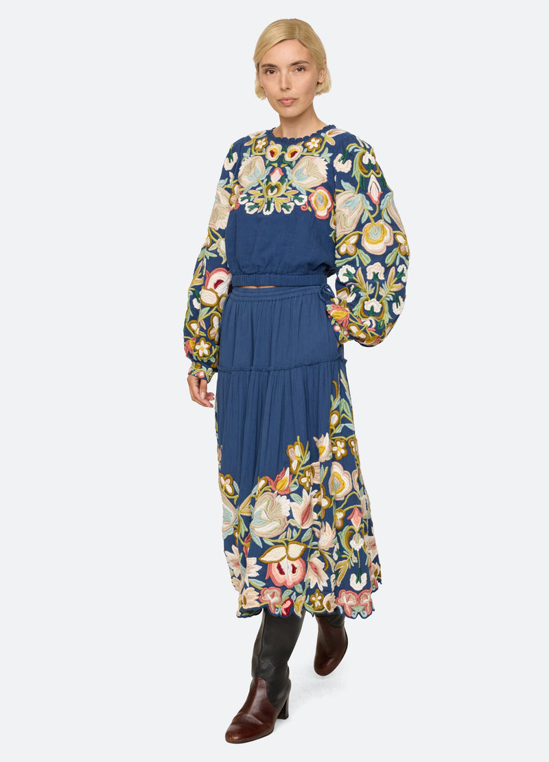 blue-wilhelmina top-full body view - 9