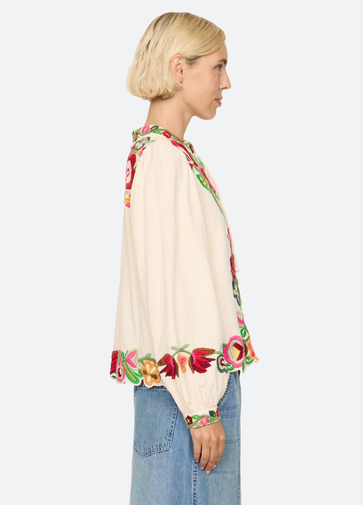 cream-wilhelmina l/s top-side view - 3