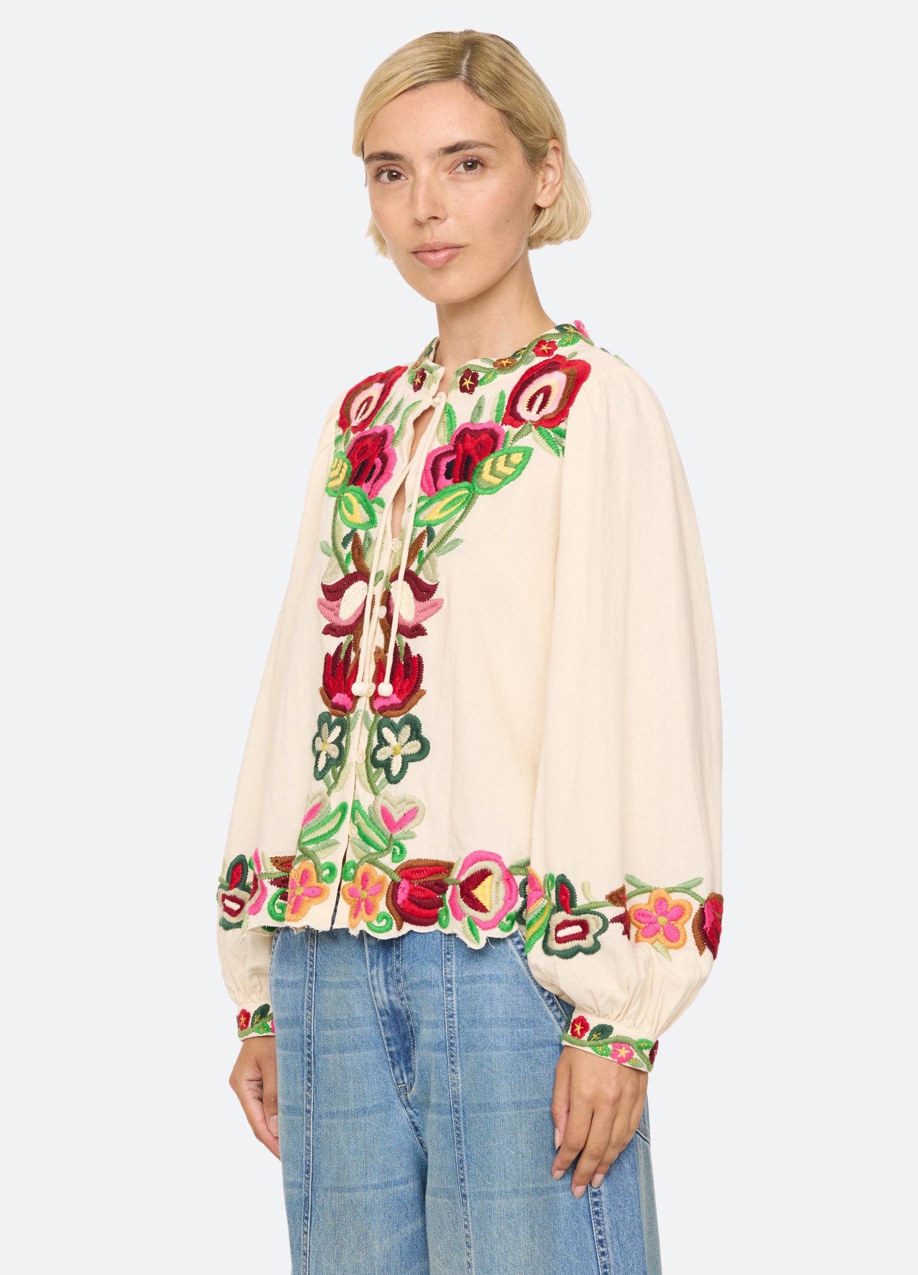 Wilhelmina L/S Top – Sea, New York