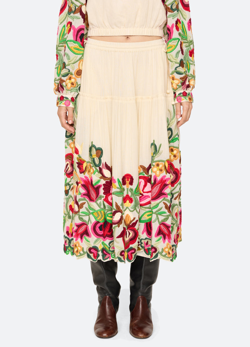 cream-wilhelmina skirt-front view - 9