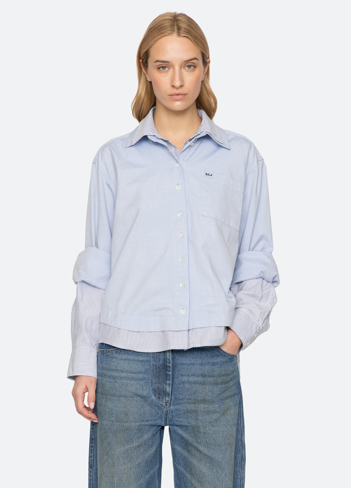 blue-zayna top-front view - 2