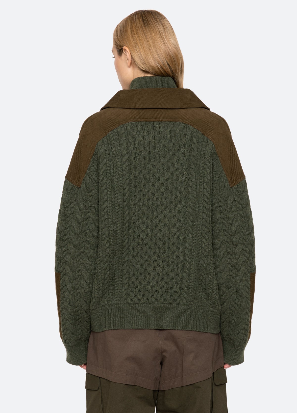 green-allen sweater-back view - 3