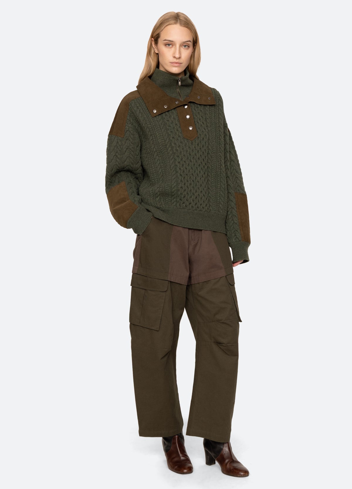 green-allen sweater-full body view - 8