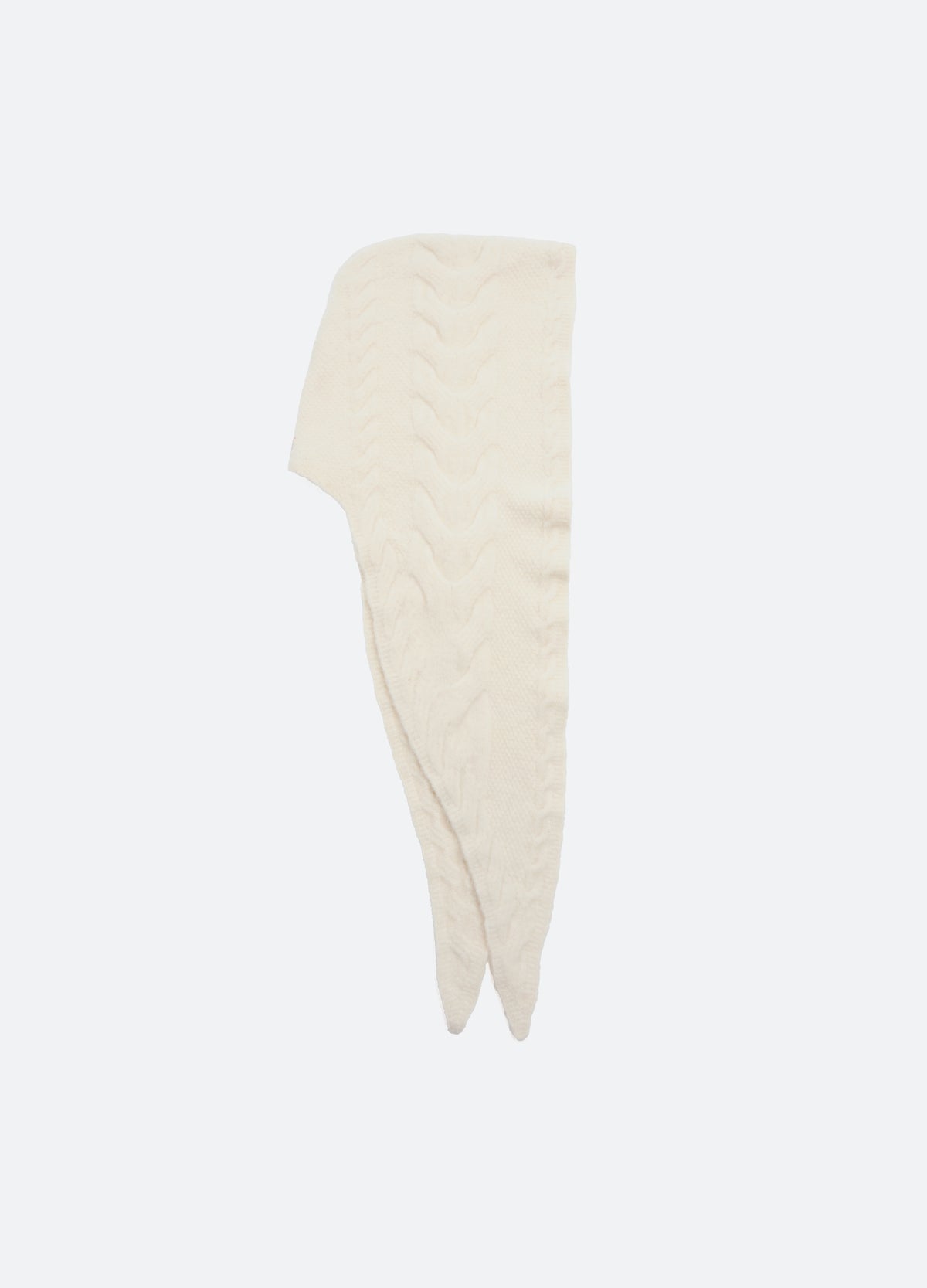 cream-allen scarf hat-flat view 2 - 8