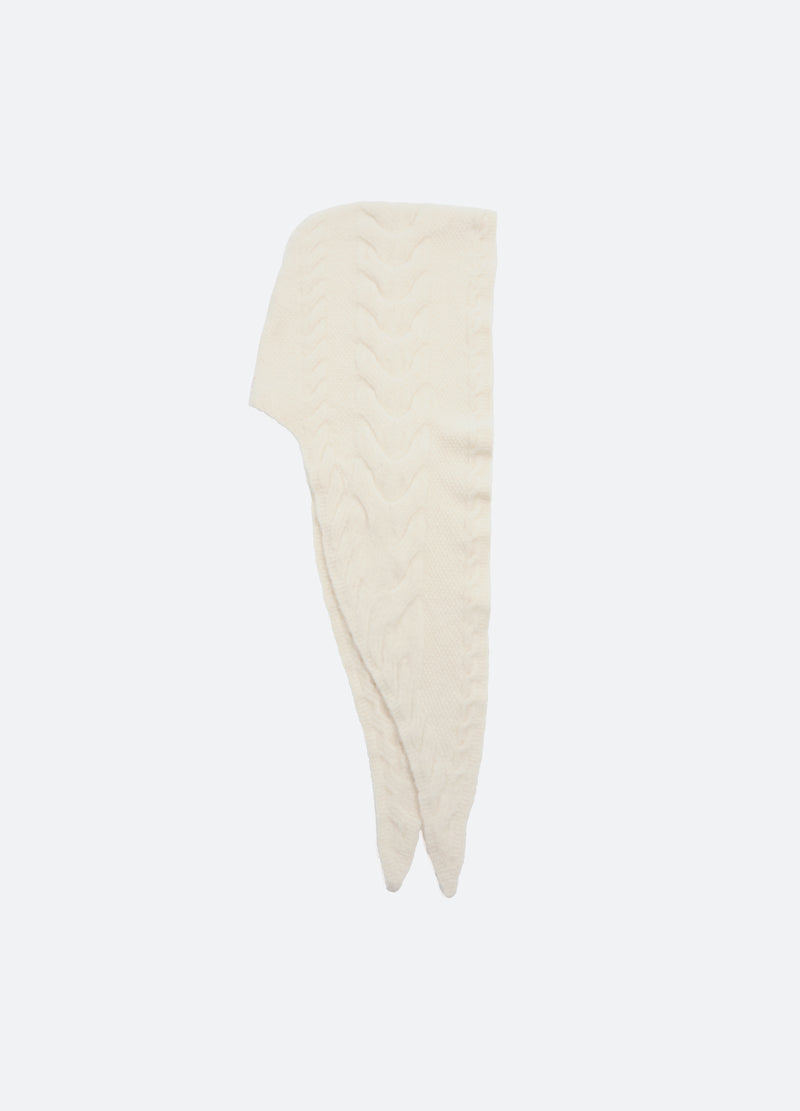 cream-allen scarf hat-flat view 2 - 8