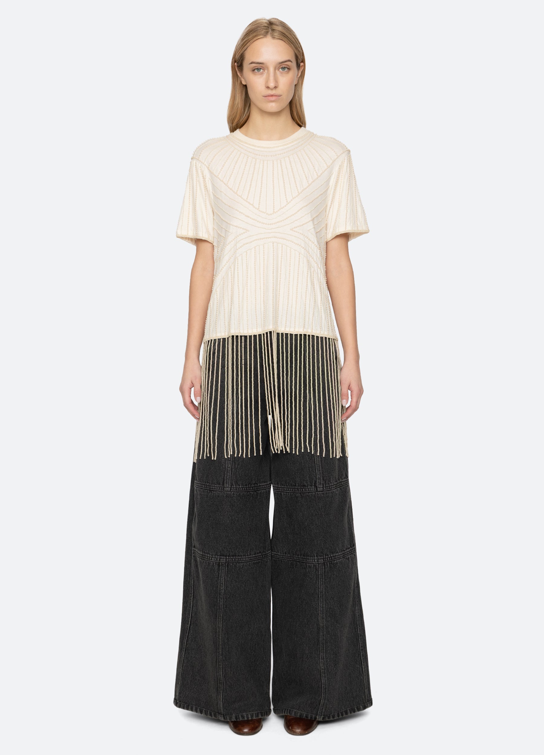 Carlotta S/S Top – Sea, New York
