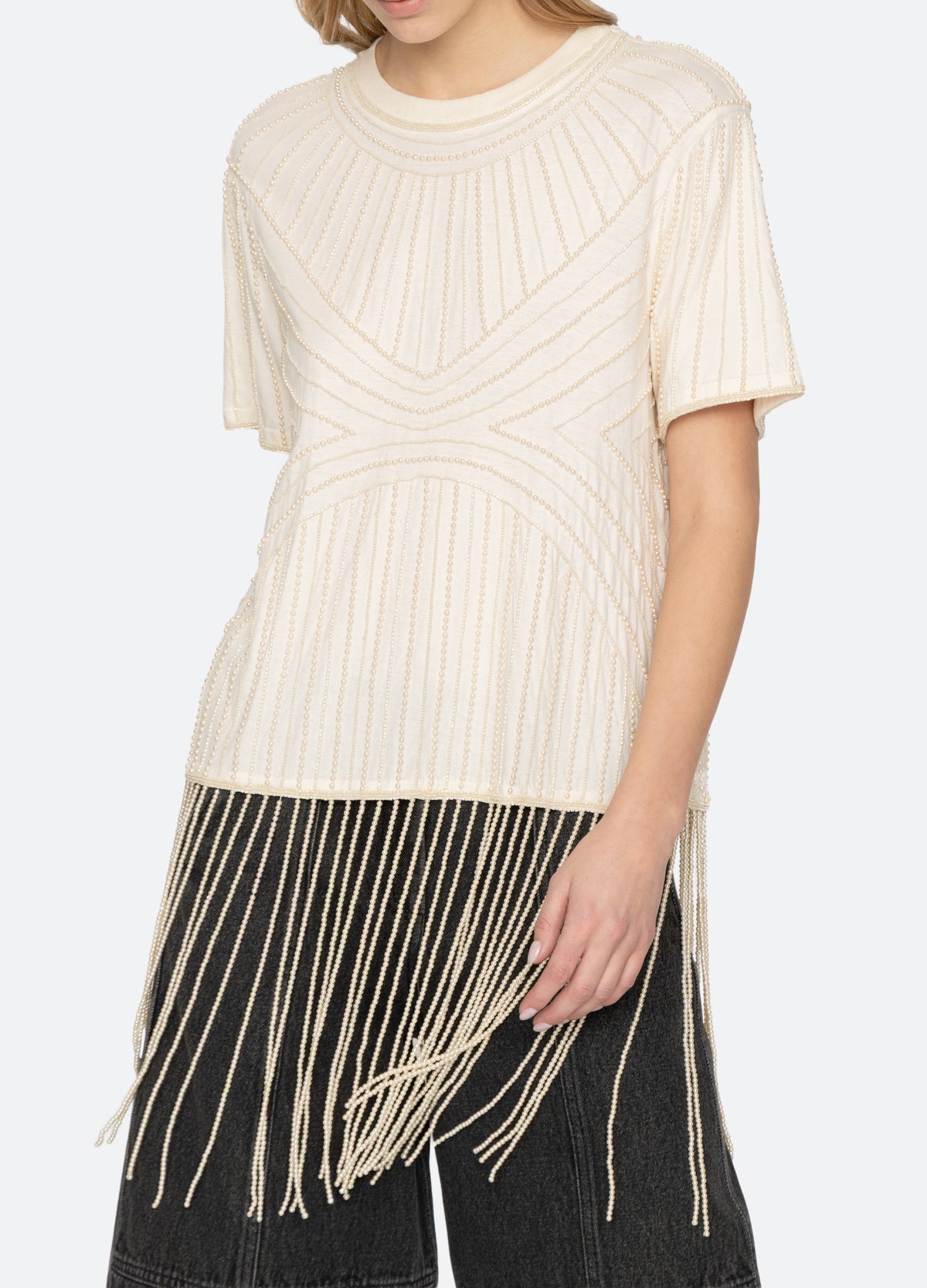 cream-carlotta s/s top-detail view - 8